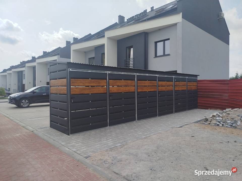 Wiata Śmietnikowa 1x1 MAGAZYN WIATKA Schowek Łódź