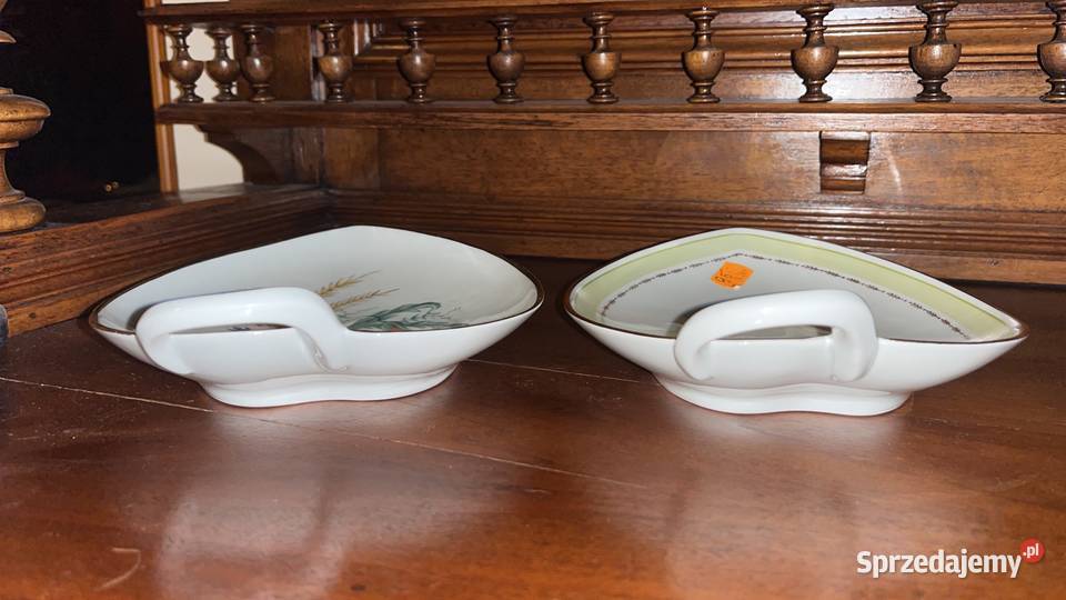 Patera listek Recznie malowany pomorskie Gdańsk