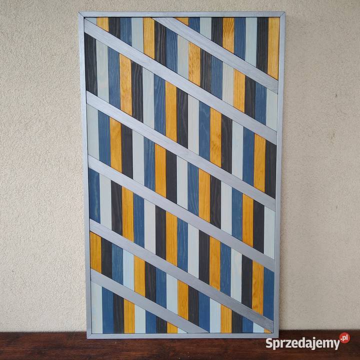 Obraz mozaika dekoracja drewno 89 x 54 Gdynia