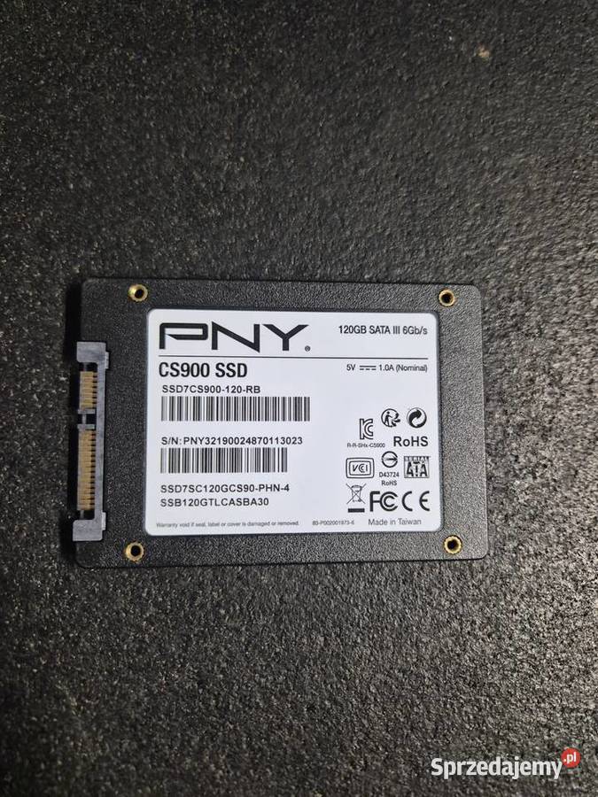 Dysk SSD PNY 120GB 25 SATA SSD CS900 SATA Ruda Śląska