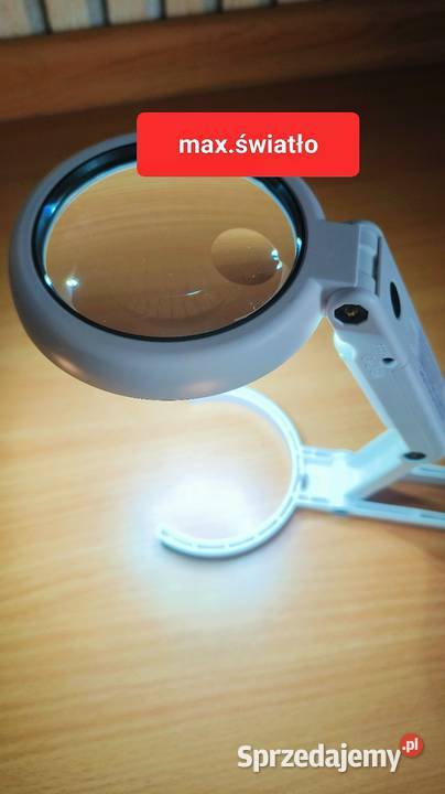 Lupa 8X LED BAT USB LUPKA Zawory
