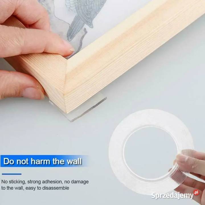 Taśma Nano Tape mocna dwustronna wodoodporna 2