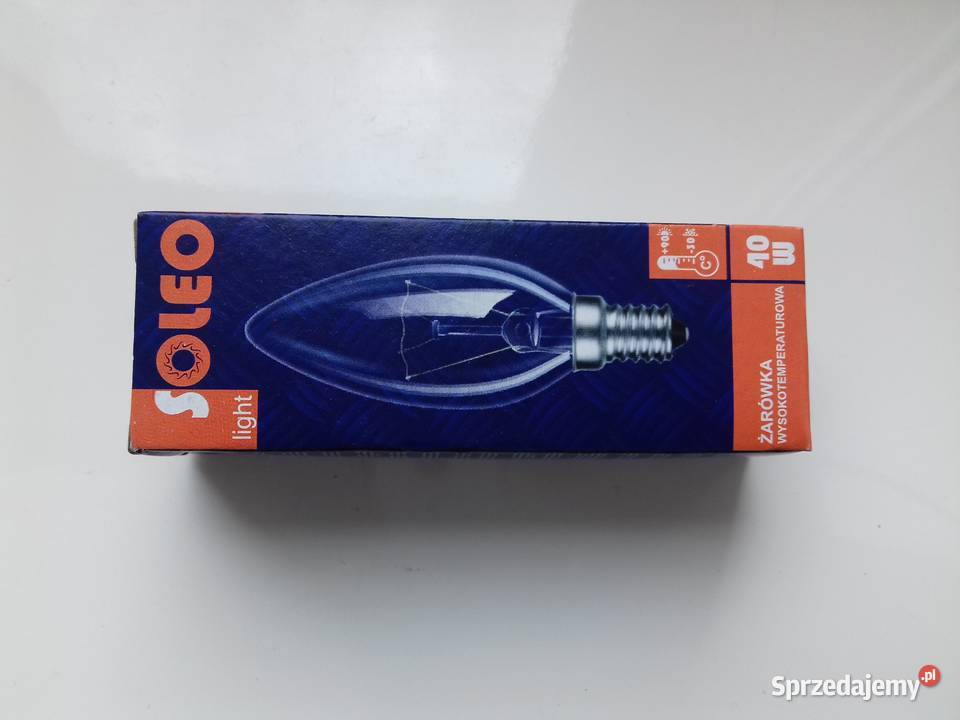 Żarówka wolframowa E14 40W Soleo w pudełku kolor kujawsko-pomorskie Bydgoszcz