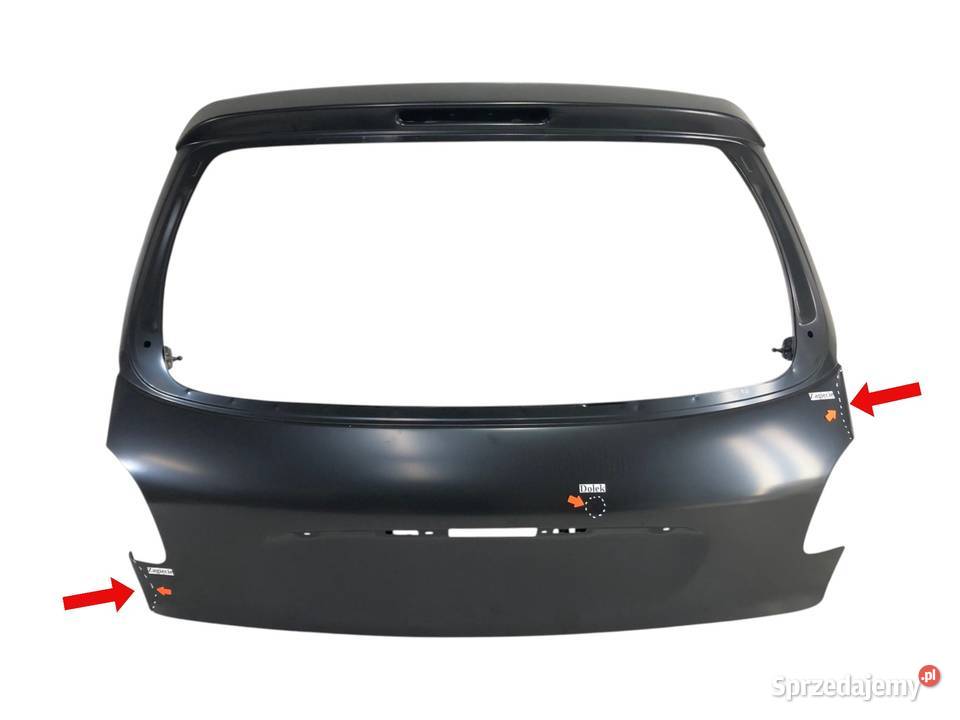 Peugeot 206 011998042009 Hatchback Pokrywa klapa