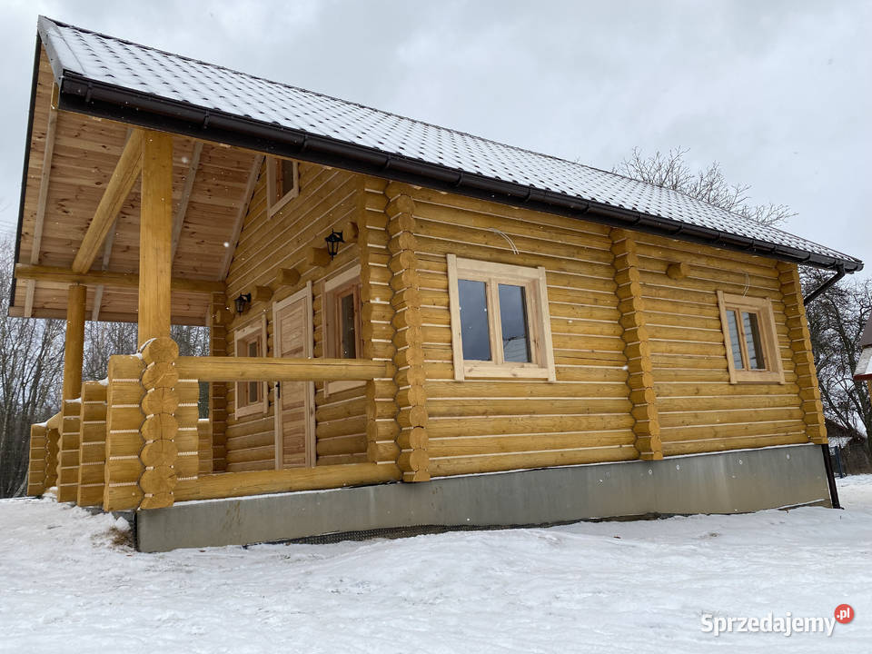 DOM Z BALI OKRĄGŁYCH 70 m2 Domki drewniane Rzeszów