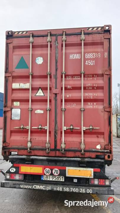 Kontener Morski Używany Magazynowy 40HC 12m Rzgów