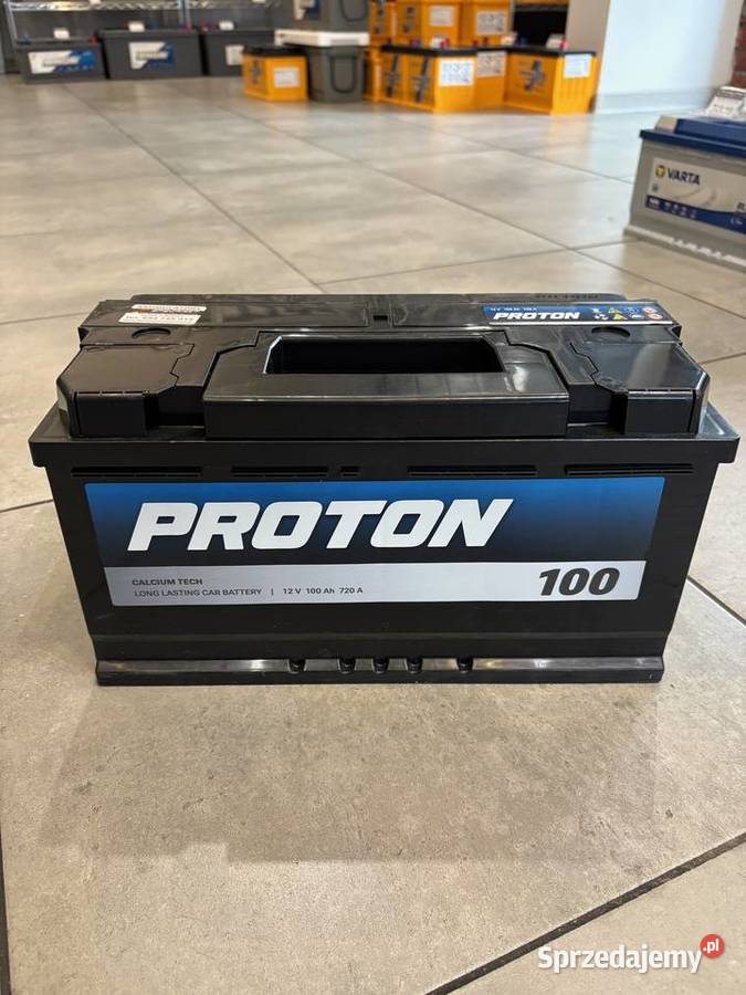 Akumulator PROTON 100Ah 720A EN PRAWY PLUS Augustów sprzedam