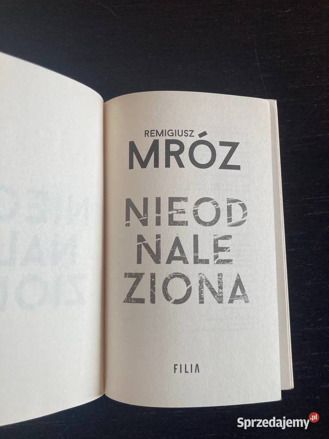 Remigiusz Mróz Nieodnaleziona Elbląg