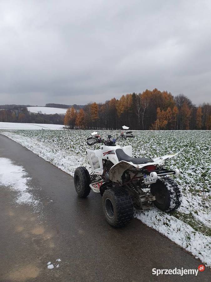 Yamaha raptor 350 yfm zarejestrowany Rok produkcji 2008 Pstrągowa