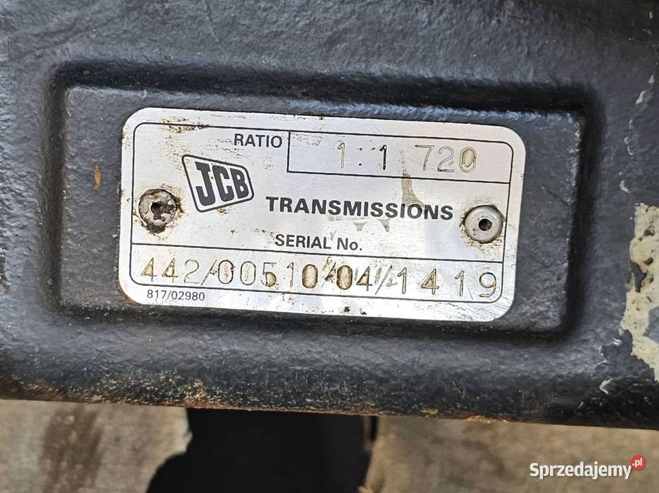 SKRZYNIA BIEGÓW JCB 3CX POWER SHITF osobowe kujawsko-pomorskie Lipno sprzedam