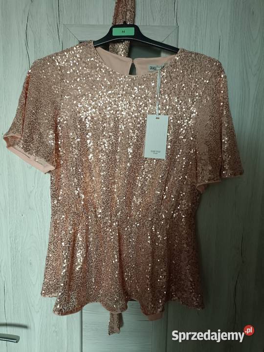 Bluzka w cekiny Grace Karin M pomorskie Kwidzyn