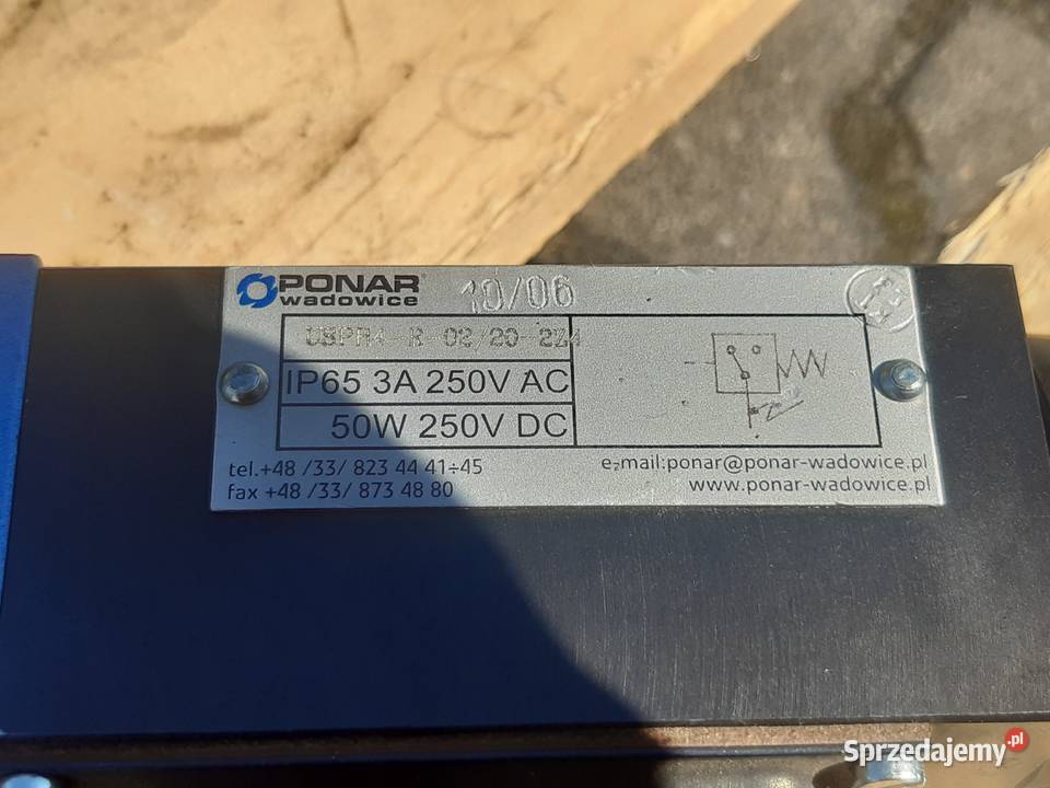 Ponar Wadowice IP65 3A 250V AC 50W 250VDC Produkcja Perzów