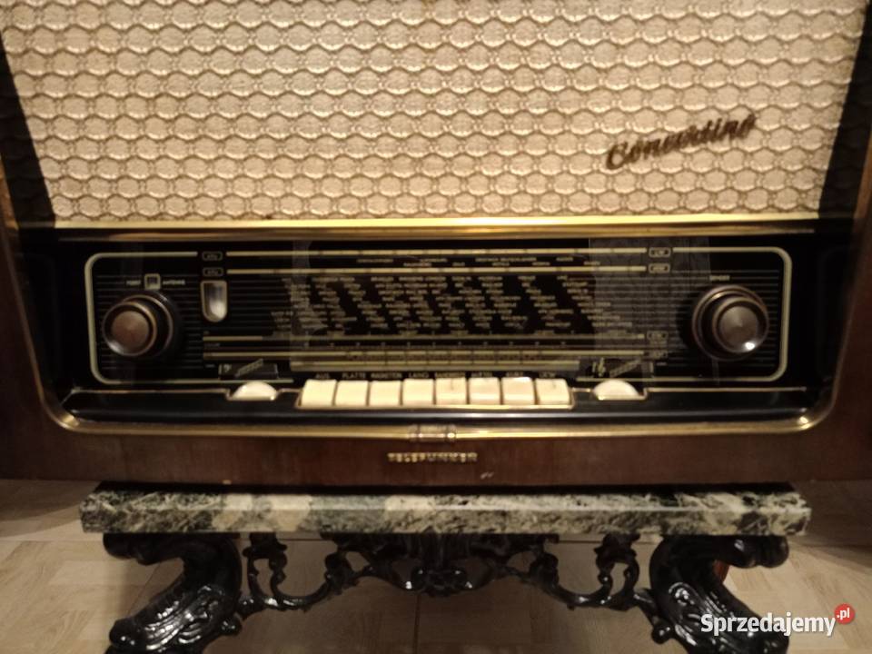 Zabytkowe Radio Lampowe TELEFUNKEN Concertino 6 wielkopolskie Drawski Młyn