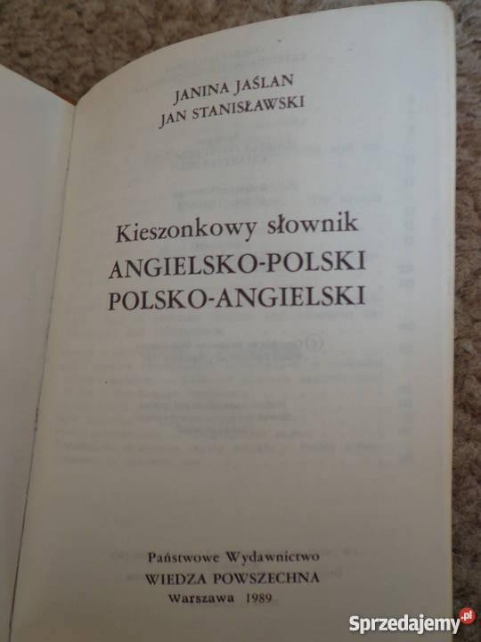 Kieszonkowy słownik angielskopolski i Książki i Podręczniki Łódź