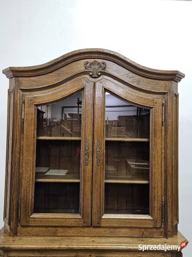 Stylowy dębowy kredens biblioteczka Francja Nowy Sącz