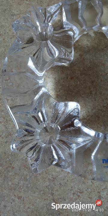 vintage świecznik Nybro Porcelana i szkło Nowy Targ