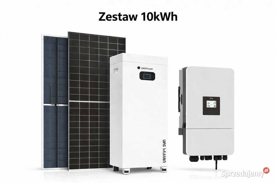 Zestaw budżetowy 10kWh LV panele inwerter 3 fazy