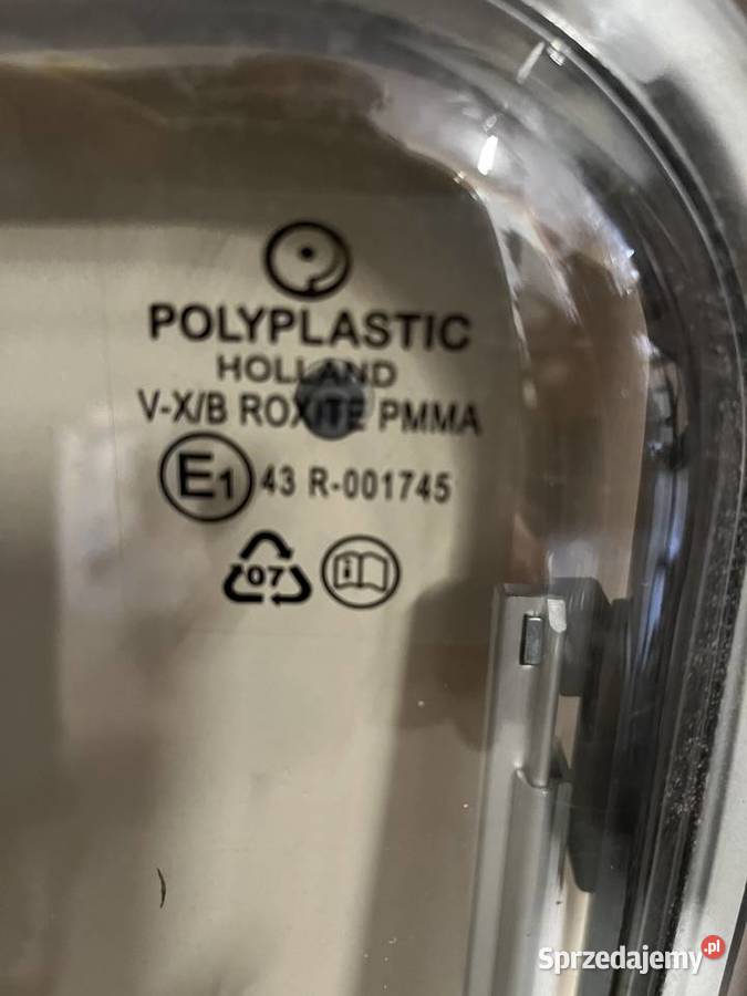 Okno boczne kompletne Polyplastic Holland Roxite Skarżysko-Kamienna