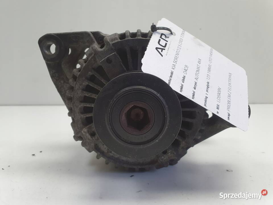 ALTERNATOR Kia Sorento 25 CRDI Alternator osobowe Rudka