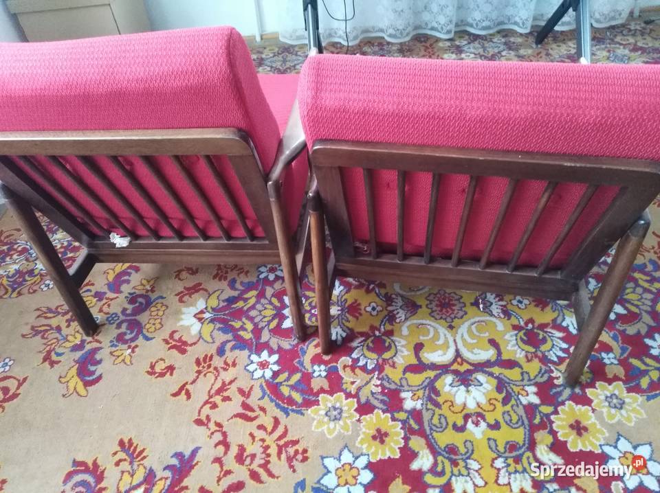 Fotele vintage PRL Łuków sprzedam