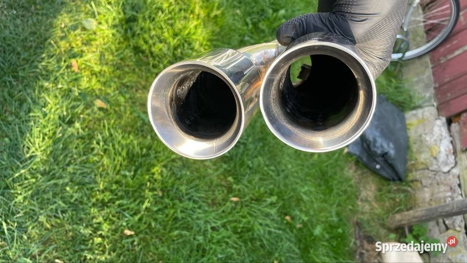 Końcówka tłumika wydechu podwójna ze stali osobowe świętokrzyskie Skarżysko-Kamienna