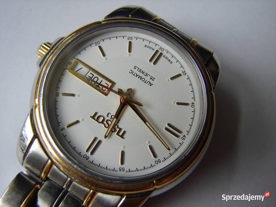 Tissot automatic 25 jewels elegancki zegarek Antyki Warszawa