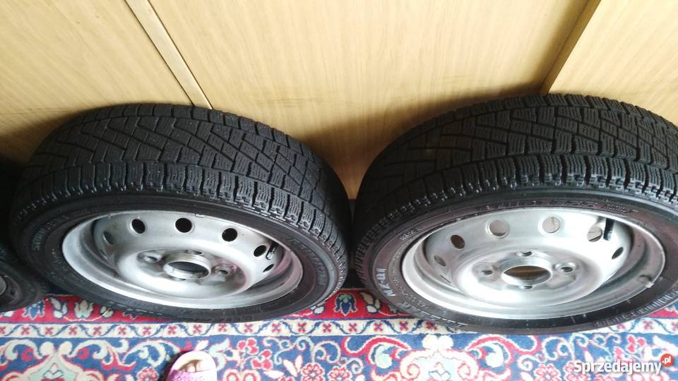 Komplet oryginalne koła opony z felgami stalowe