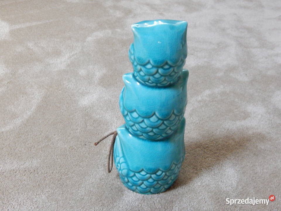 Ceramiczna figurka sowy z opcją aromatoterapii Wyposażenie wnętrz