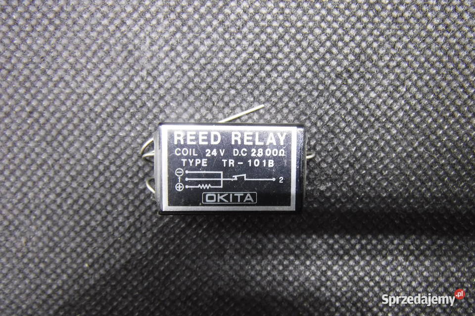 TR101B OKITA Reed Relay coil 24V DC 2800 Ohm Otwock