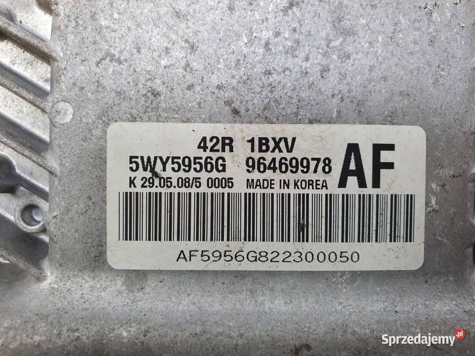 KOMPUTER CHEVROLET AVEO 96469978 Lipno