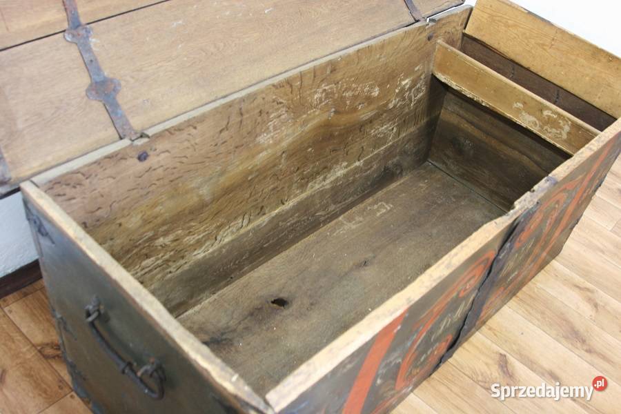 Oryginalny Kufer Malowany 1832 AntykiMarki Marki