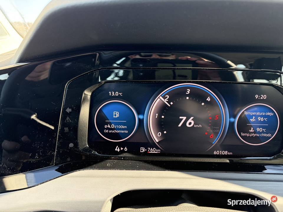 Vw Golf 8 STYLE 20tdi 150koni auto na gwarancji czujnik martwego pola Wałbrzych sprzedam