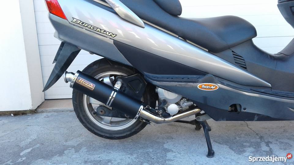 HUZAR EXHAUST wydech tłumik OWAL SUZUKI BURGMAN Błażowa