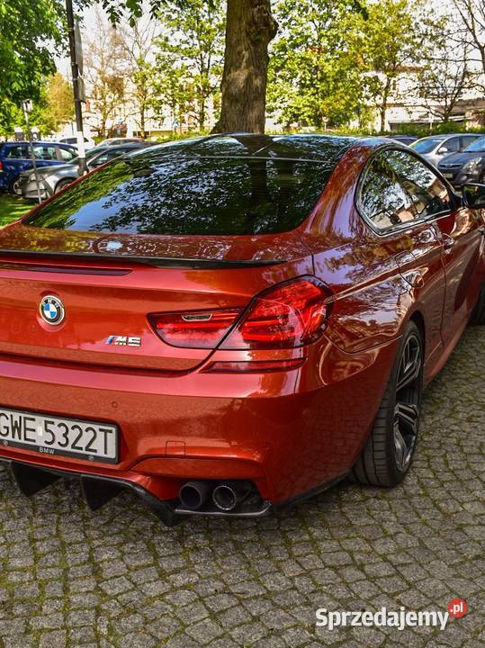 BMW M6 F13 Sakhir Orange Czarna skóra Super stan Kębłowo