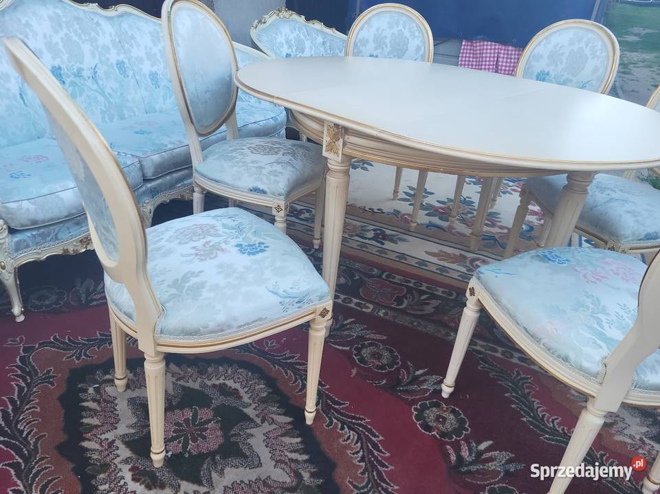 Meble pałacowe LUDWIK XIV komoda witryna sofa Meble Sypniewo sprzedam