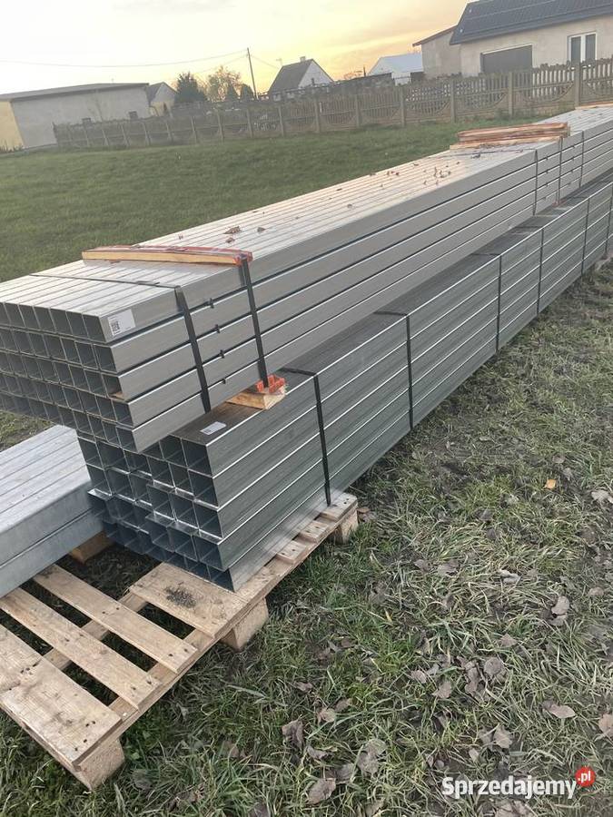Profile ocynkowane 100x100 60x40 na słupy łaty Turek
