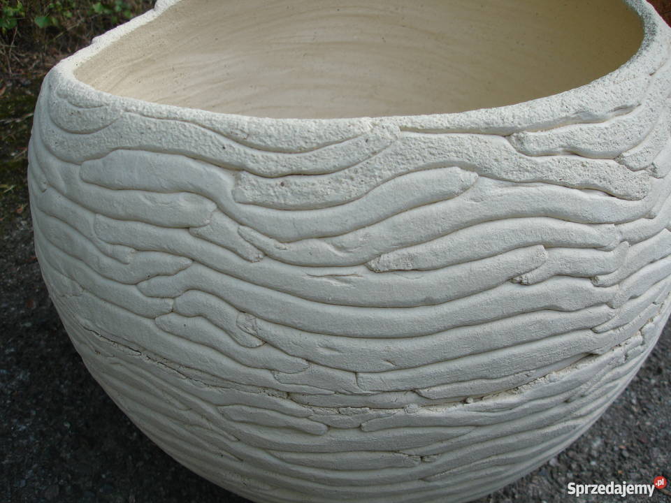 Ceramiczna donicakula ogrodowa 40 mrozoodporna Dom i Ogród Jelenia Góra