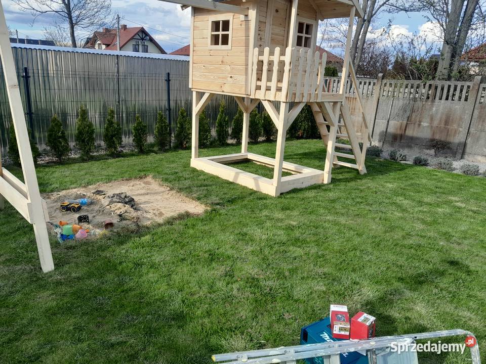 Domek drewniany plac zabaw Architektura ogrodowa Dębica