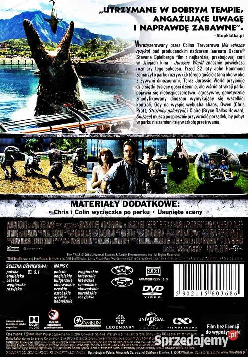 JURASSIC WORLD EDYCJA PUDEŁKOWA s-f wielkopolskie Kalisz
