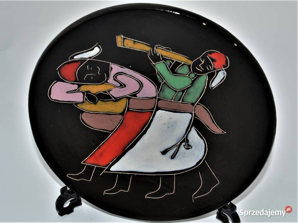 talerz patera na ścianę ceramika lata 5060te 17 Warszawa