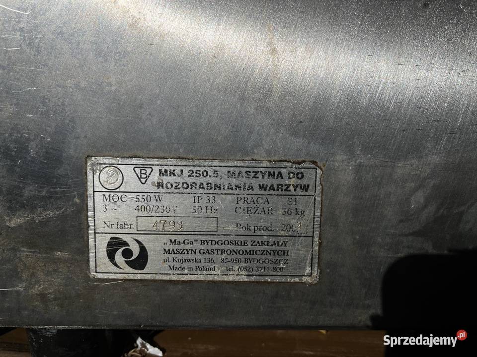 Sprzedam Szatkownicę Mrągowo sprzedam