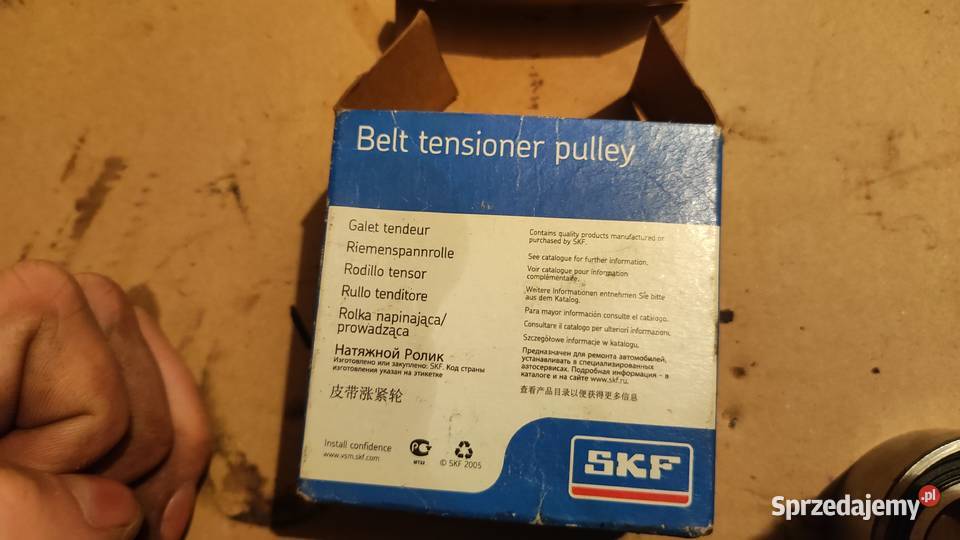 Rolka napinająca paska rozrządu SKF VKM 12200 osobowe Silniki i osprzęt Brzostów