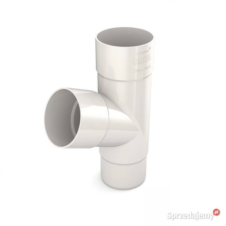 Bryza PVC Trójnik 909090 mm biały Białystok
