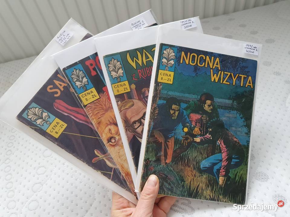 Kapitan Żbik kompletna historia 4 komiksy 1972 Gdynia sprzedam