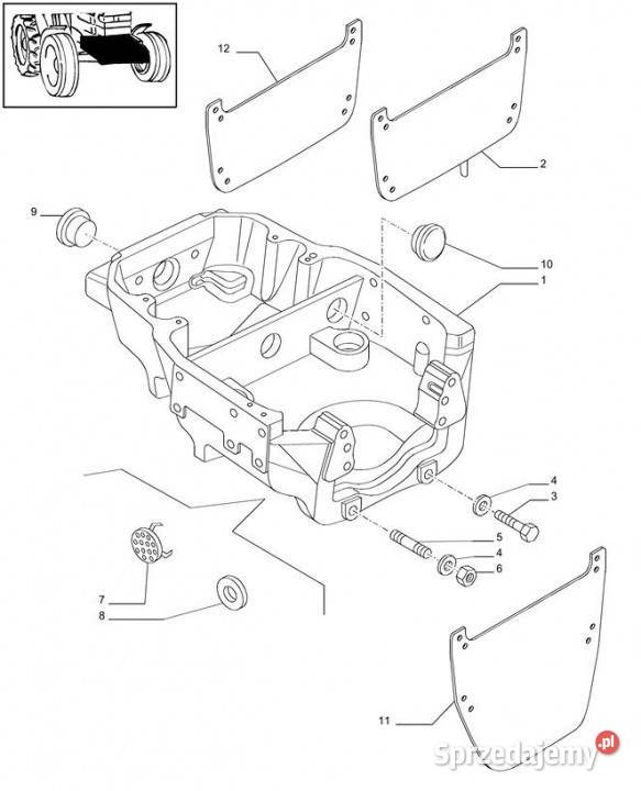Holland T6010 T6090 T6070 Wspornik 87608579 Jastrzębniki sprzedam