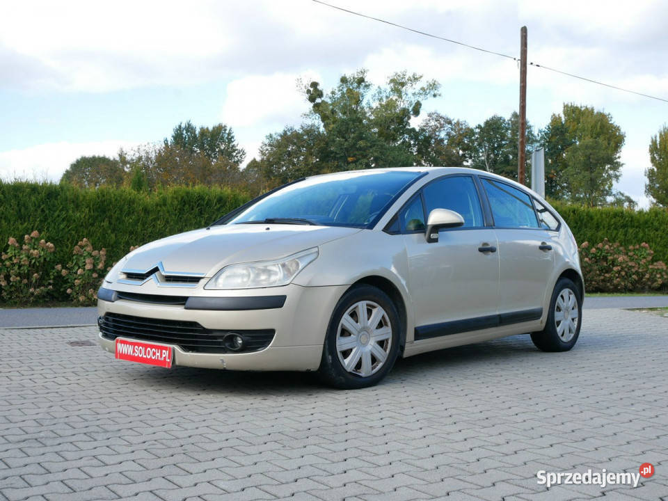 Citroen C4 14 16v 88 LPG GAZ 5 Drzwi Klima I 88KM C4 Samochody osobowe Goczałkowice-Zdrój