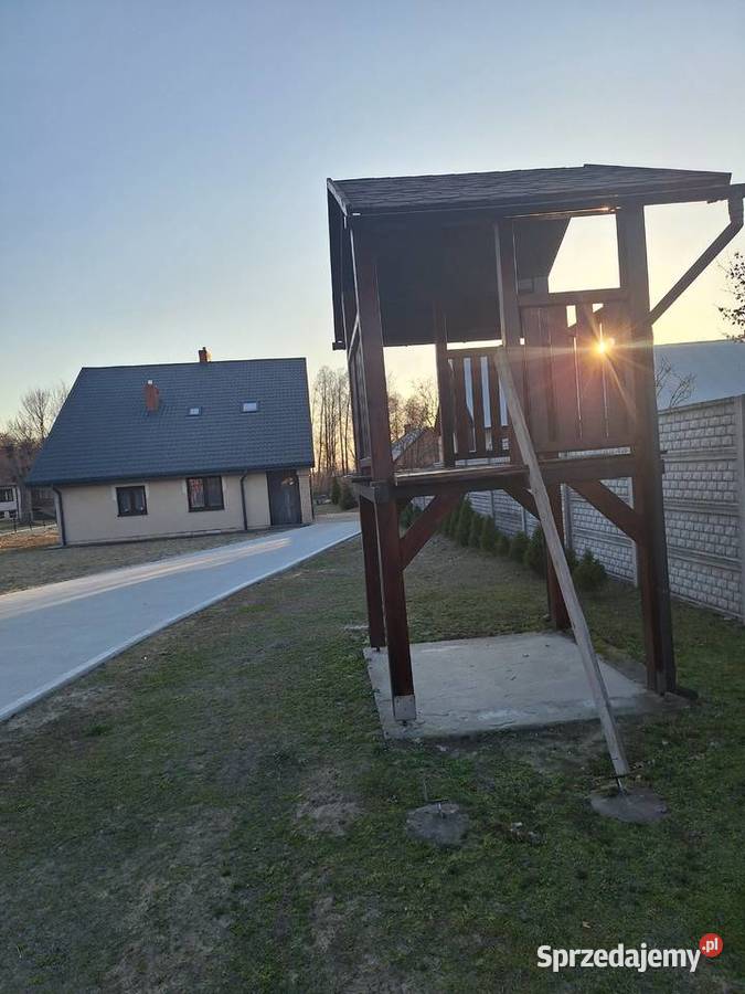 Domek dzieci zjezdzalnia i sciana spinaczkowa Pozostałe podkarpackie Krzeszów