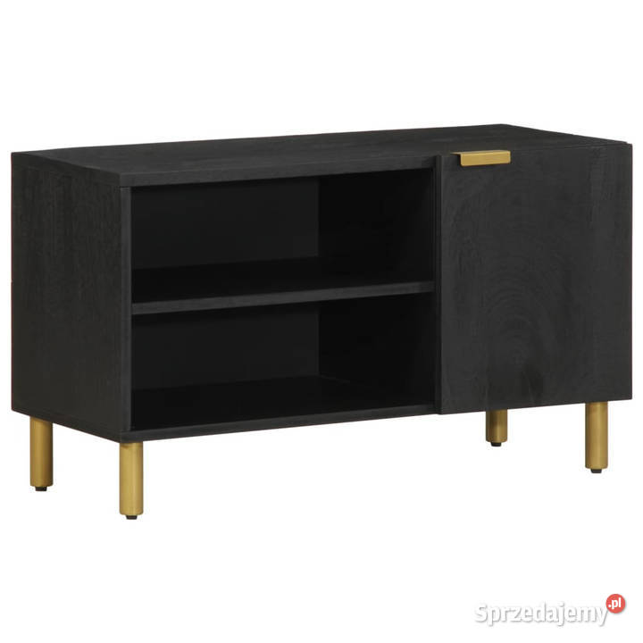Szafka pod telewizor czarna 80x33x46 WM4017663 Warszawa