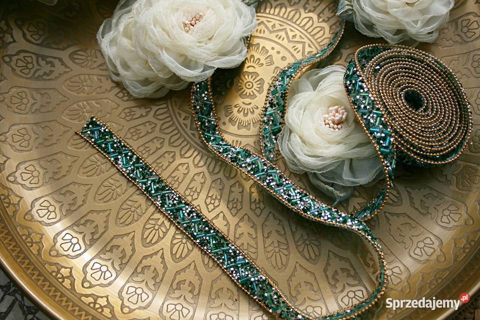 Taśma termoprzylepna z koralikami 18 m kolor Uniseks Poznań