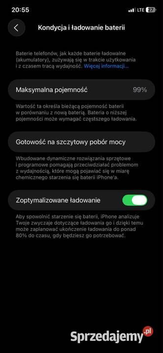 iPhone 11 64gb 99 kondycji baterii Apple / iPhone Telefony komórkowe Ruda Śląska